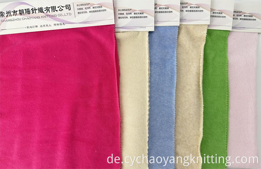 Polyester knitted terry cloth